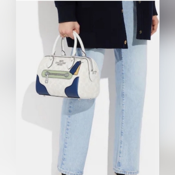 SOLD‼️NWT Coach Loeil Rowan Satchel - Picture 4 of 12